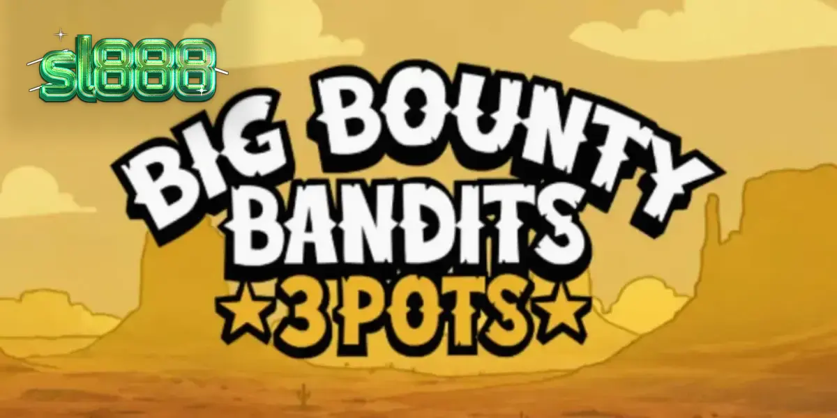 Tampilan visual slot Big Bounty Bandits dengan gaya animasi rubber-hose